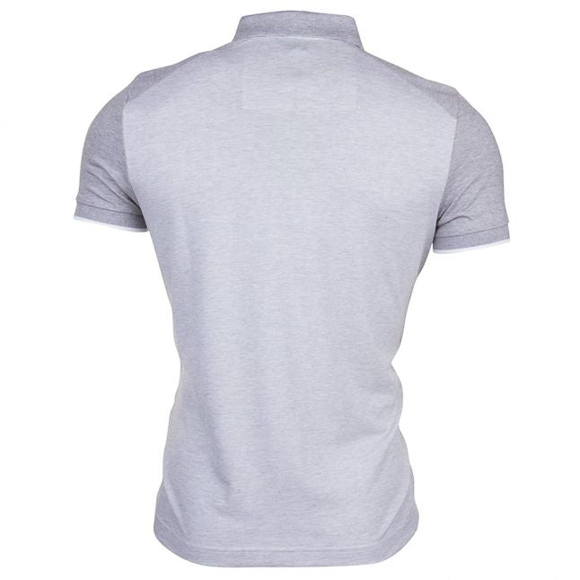 Boss Green Mens Light Grey Philix S/s Polo Shirt