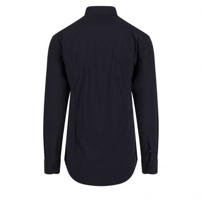 Mens Dark Blue P-HANK-s-Kent-C1 L/s Shirt