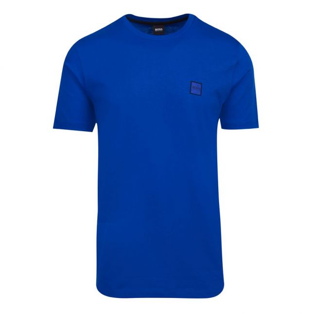 Casual Mens Bright Blue Tales S/s T Shirt