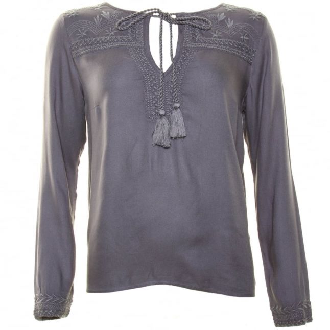 Womens Folkstone Grey Visera L/s Top