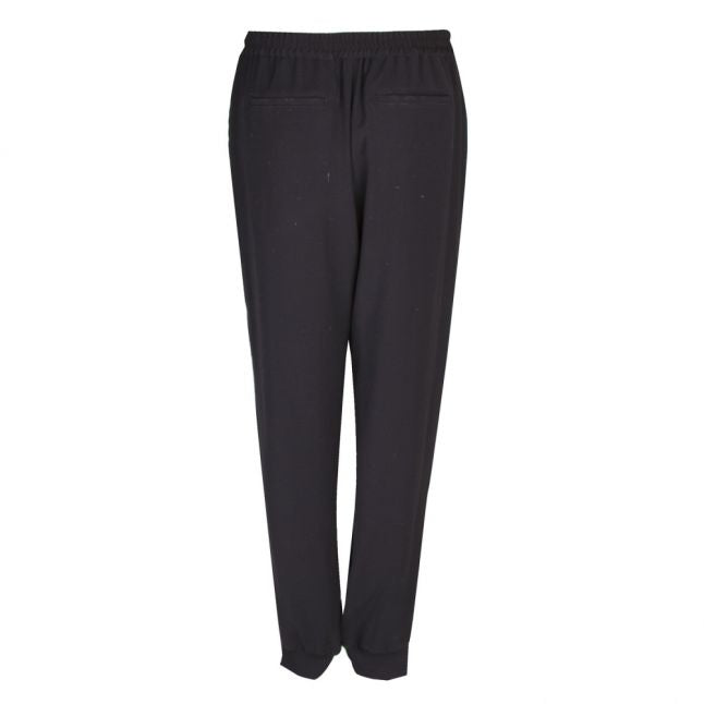 Womens Black Rivets Track Pants