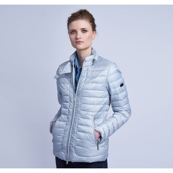 Womens Ice White Firth Quilted Jacket