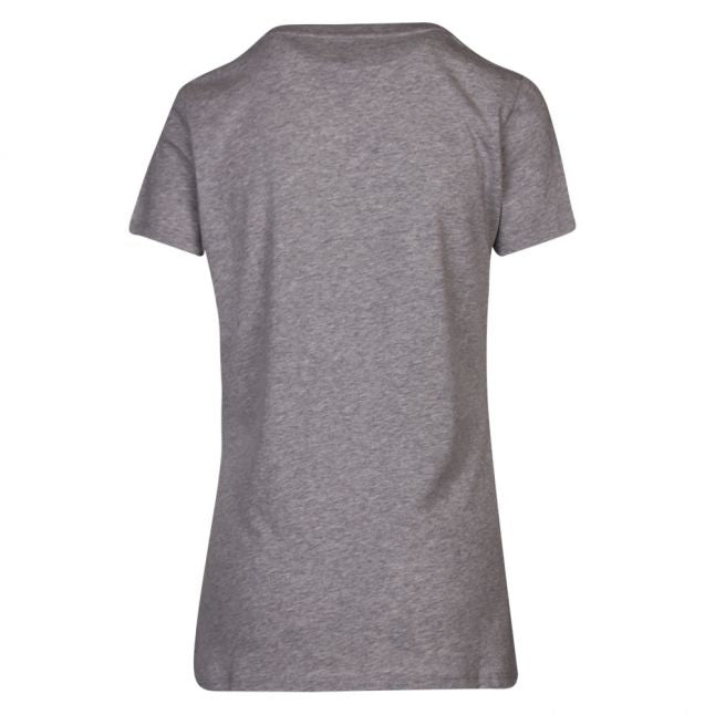 Womens Grey Heather Essential Graphic S/s T Shirt