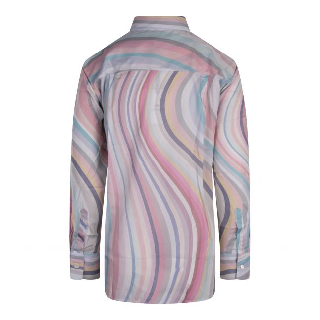 Womens Multi Colour Faded Swirl L/s Shirt