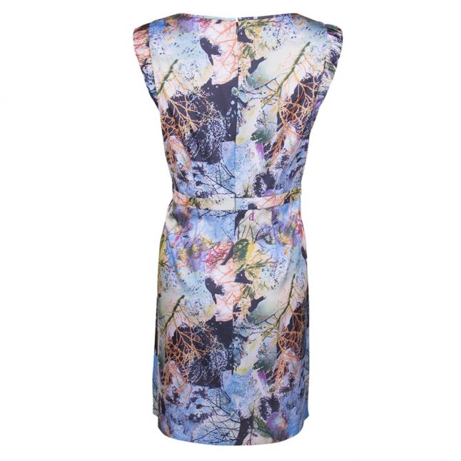 Womens Blue Misc Aday Printed Dress