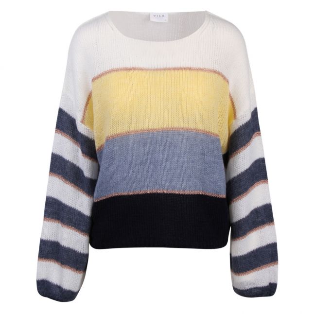 Womens Ashley Blue Multi Vipolana Stripe Knitted Jumper