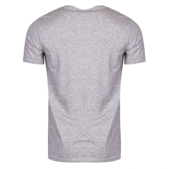 Mens Grey Mel Maple Arm S/s T Shirt