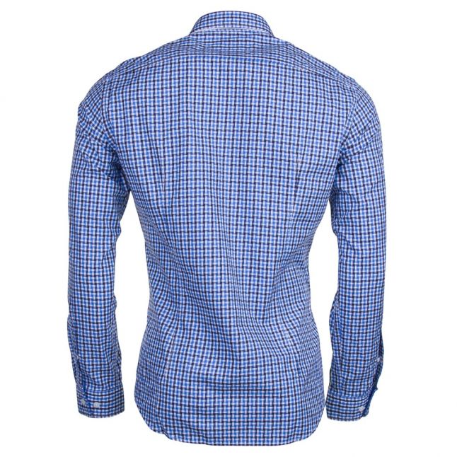 Mens Medium Blue C-Buster Check L/s Shirt