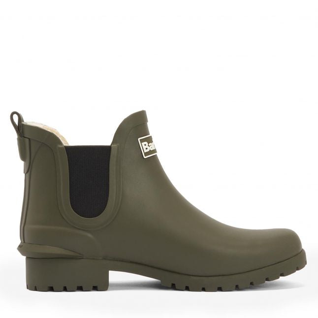 Womens Olive Kirkton Chelsea Welly