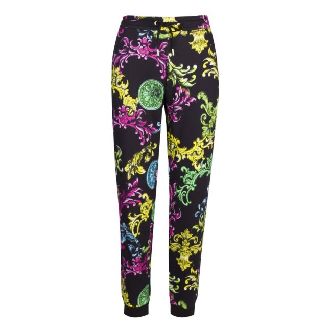 Womens Black Baroque Mix Print Sweat Pants