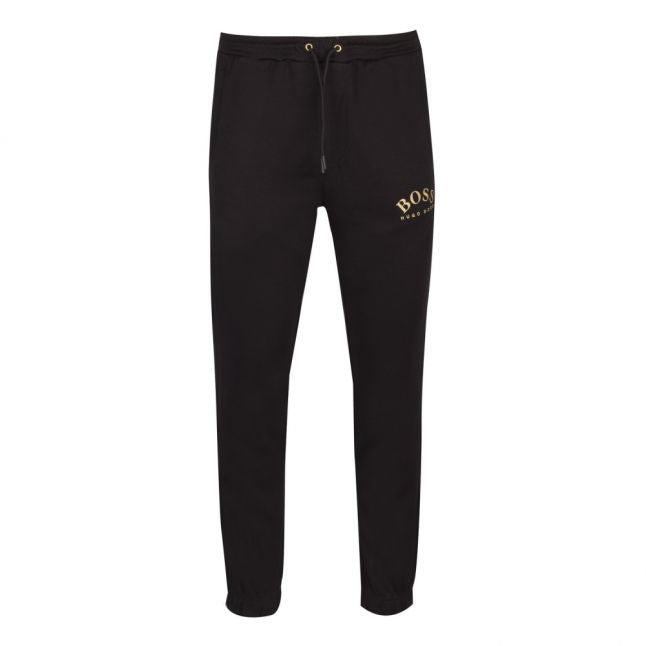 Athleisure Mens Black/Gold Hadiko Win Sweat Pants