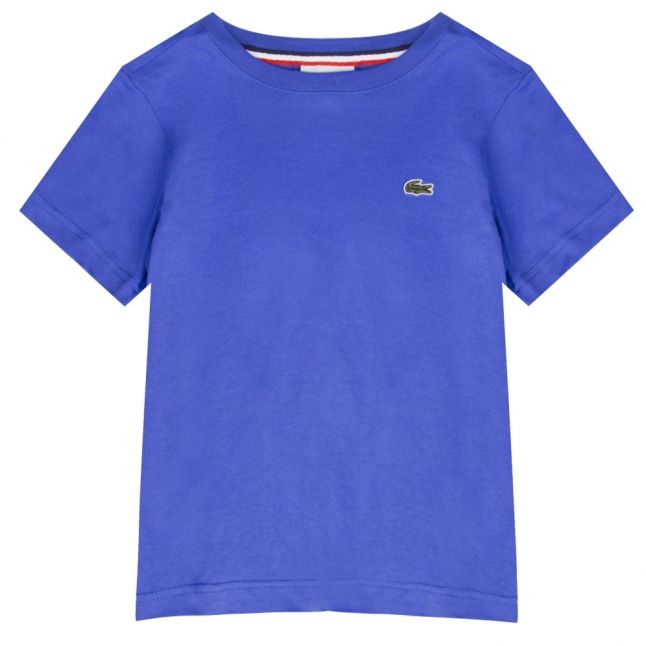 Boys Blue Classic Branded S/s T Shirt