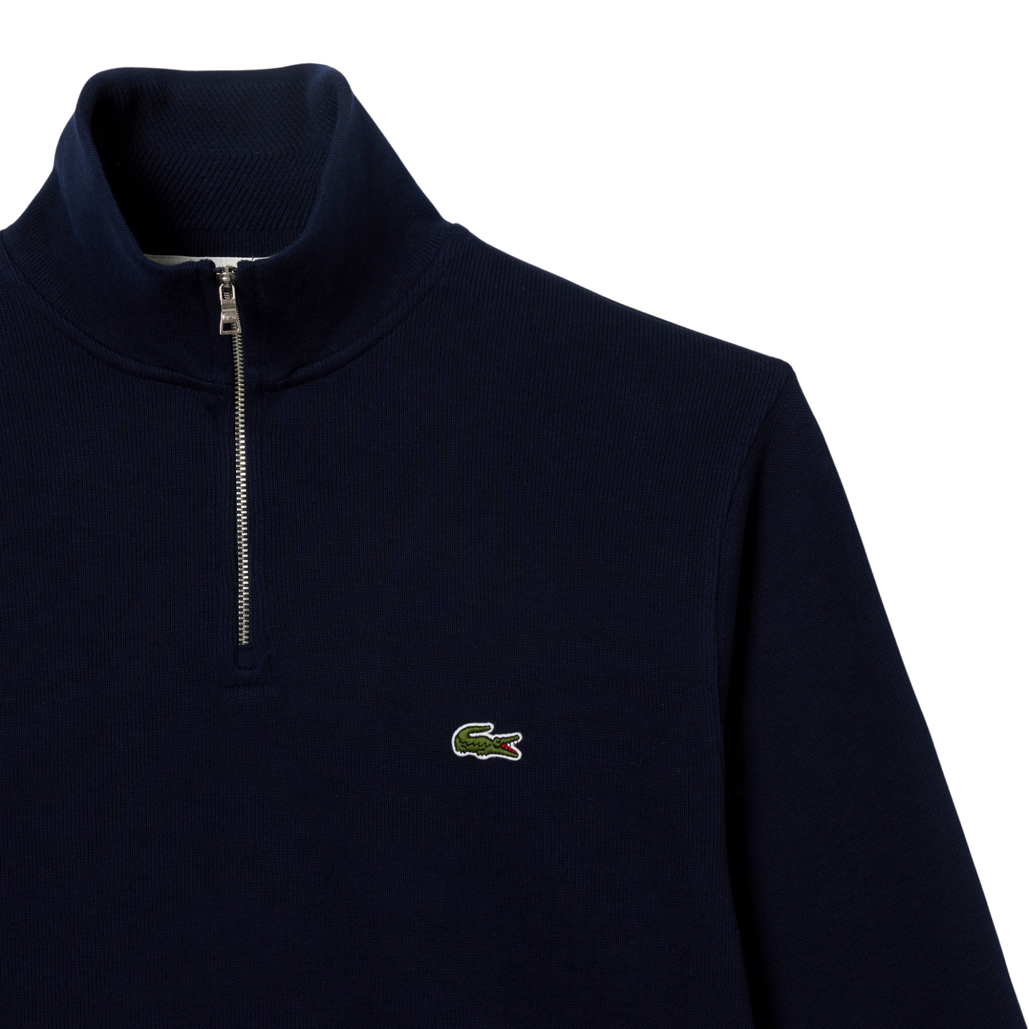 Mens Lacoste Navy Blue Classic Half Zip Sweatshirt