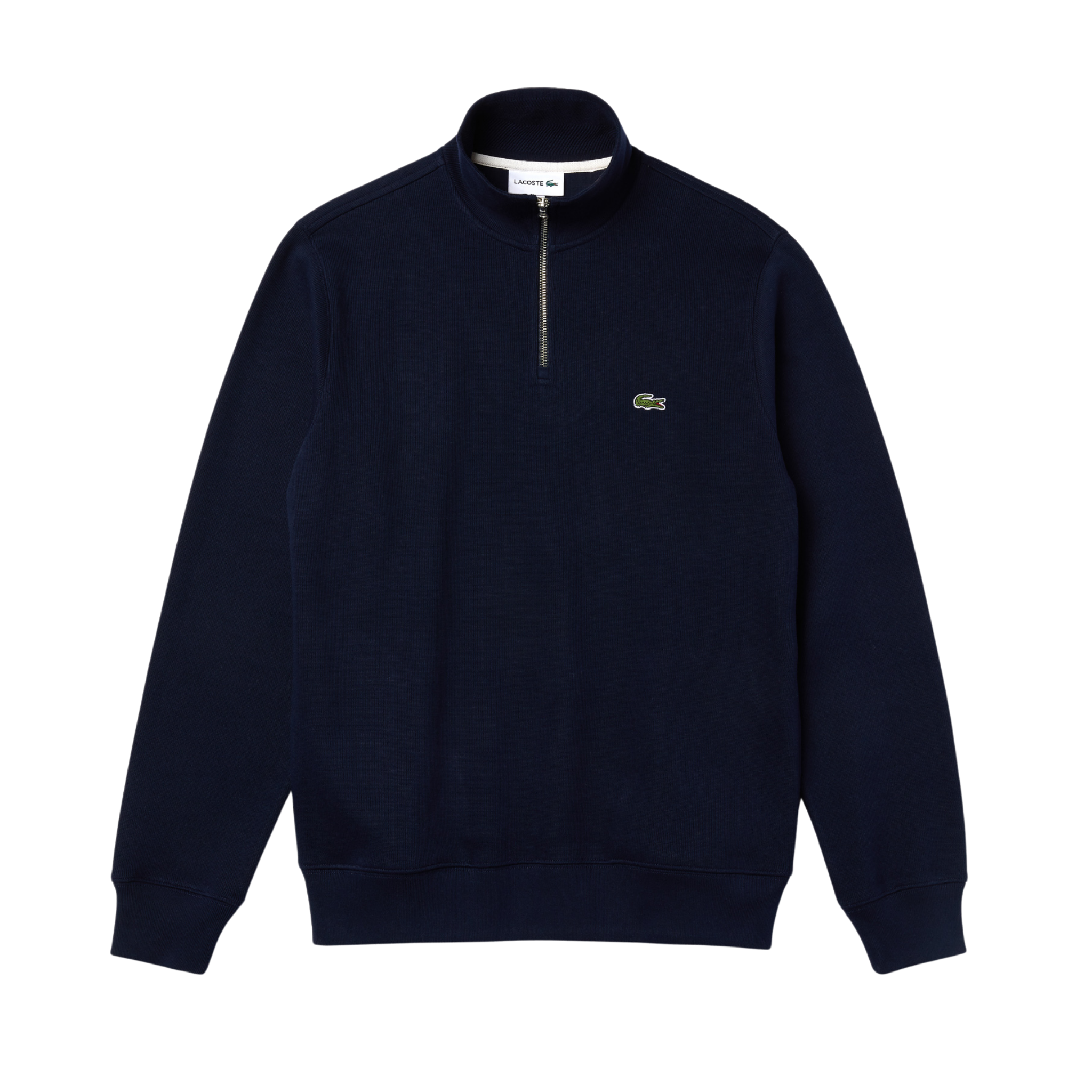 Mens Lacoste Navy Blue Classic Half Zip Sweatshirt