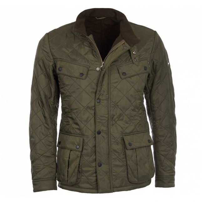 Mens Olive Ariel Polarquilt Jacket