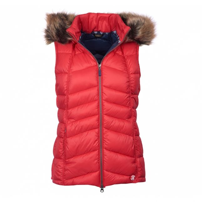 Womens Reed Red Bernera Hooded Gilet