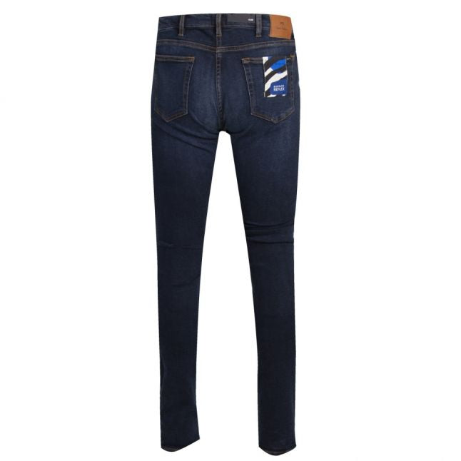 Mens Dark Blue Wash Reflex Slim Fit Jeans