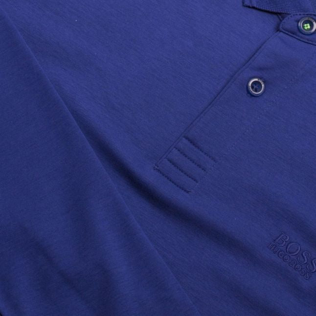 Athleisure Mens Dark Blue Pirol L/s Polo Shirt