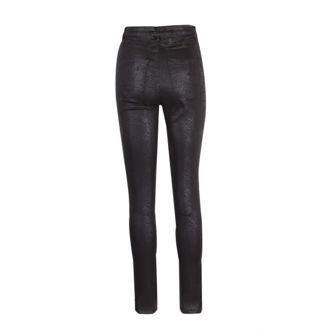 Womens Black Vislandsiasa Snake Skinny Fit Pants