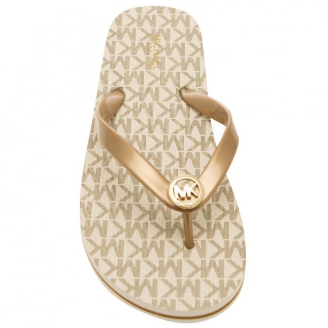 Womens Vanilla MK Flip Flops