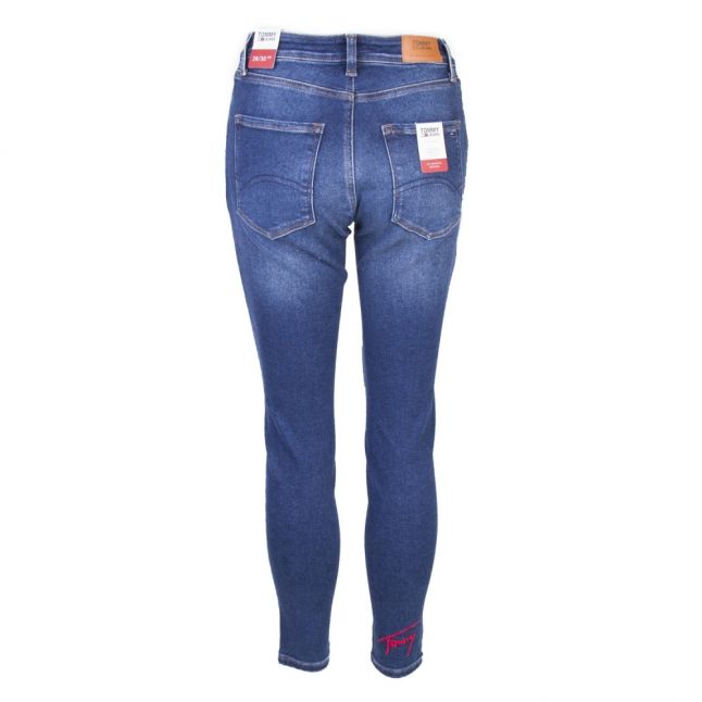 Womens Soto Dark Blue High Rise Santana Skinny Jeans