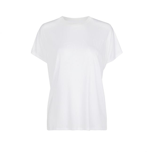 Womens White Laali Grown On Sleeve S/s T Shirt