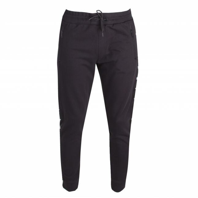 Mens Black Taped Sweat Pants