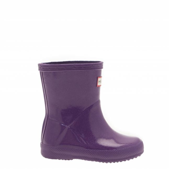 Kids Acid Purple First Classic Starcloud Wellington Boots (4-8)