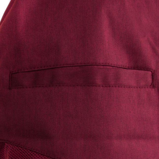 Mens Claret Marl Zip Through Hooded Jacket