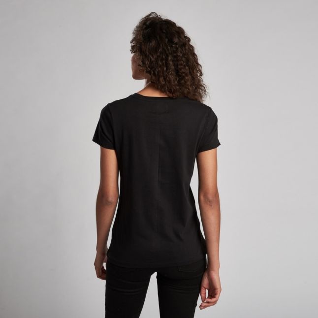 Womens Black Trackrace S/s T Shirt