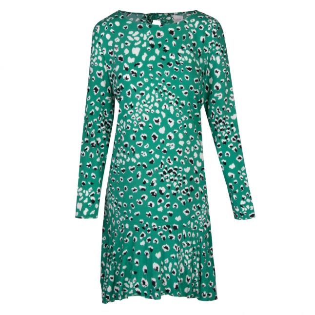 Womens Pepper Green Viatta Pardas Animal Dress