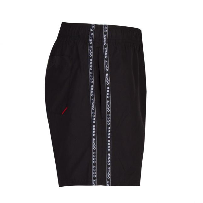 Mens Black Anguilla Trim Swim Shorts