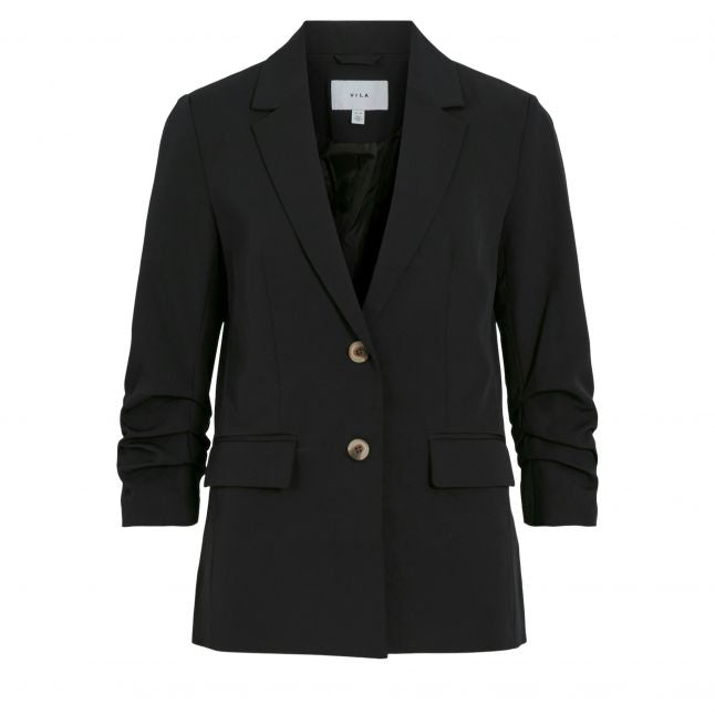 Womens	Black Beauty Vimary Ruching Blazer