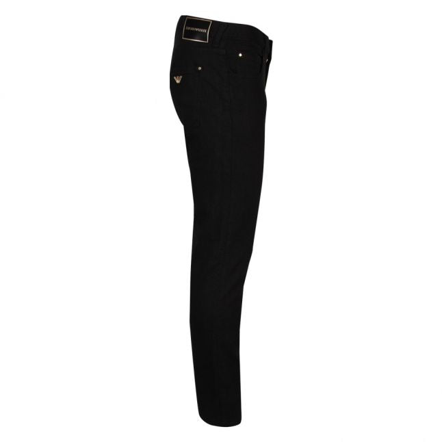 Mens Black J10 Extra Slim Fit Jeans