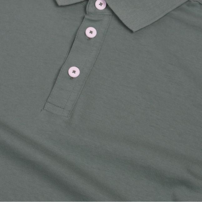 Casual Mens Green Picoin S/s Polo Shirt