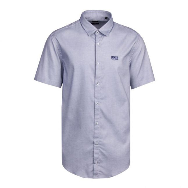 Athleisure Mens Blue Baccarini_S S/s Shirt