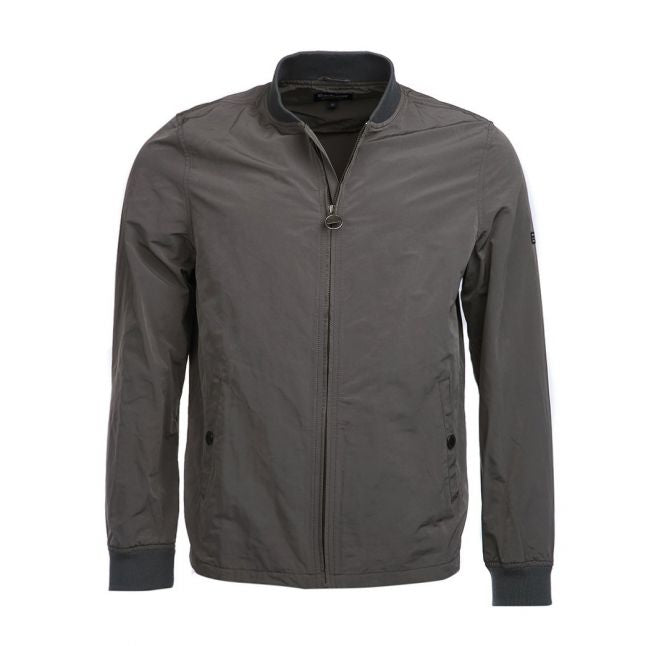 Mens Grey Bolt Zip Through Jacket