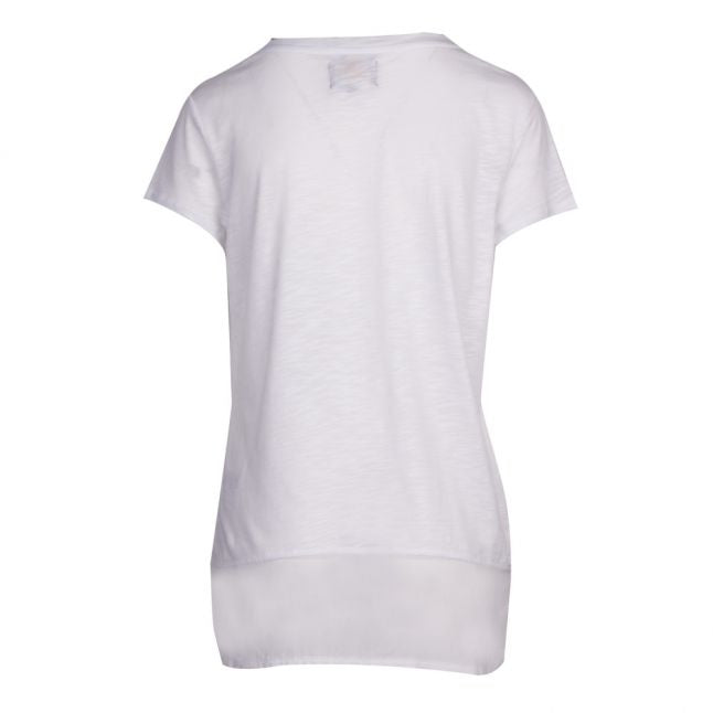 Womens White Division S/s T Shirt