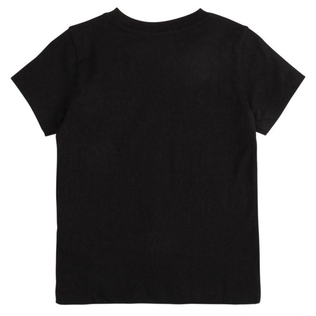 Boys Black Hidden Toy Logo S/s T Shirt