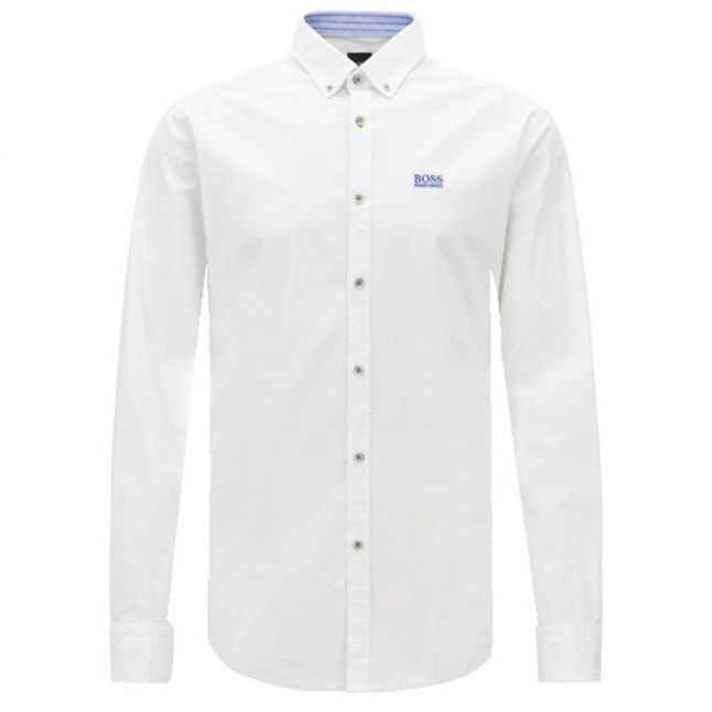 Athleisure Mens White Biado_R L/s Shirt