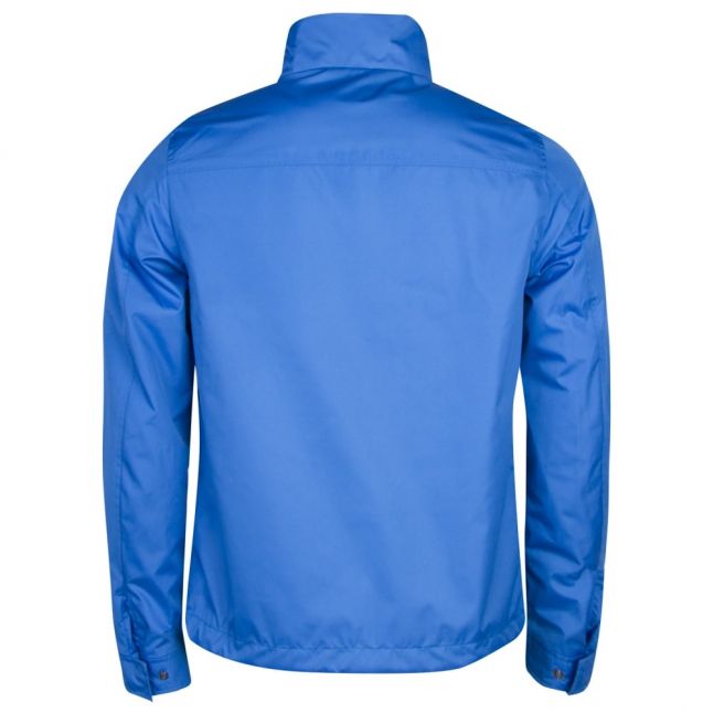 Mens Bright Blue Branded Zip Thru Jacket