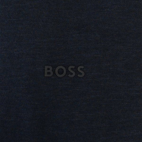 Mens BOSS Dark Blue Teglitchstitch Oversized S/s T Shirt