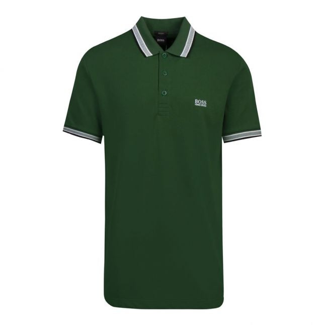 Athleisure Mens Dark Green Paddy Regular Fit S/s Polo Shirt