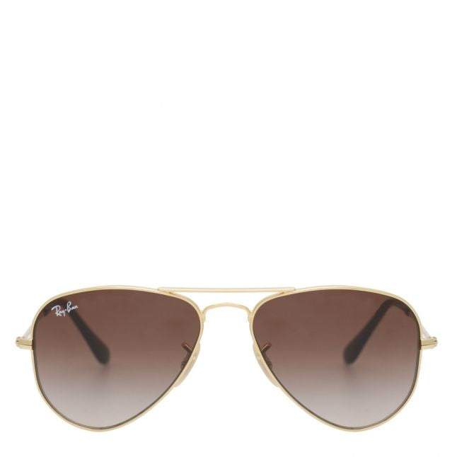 Junior Gold/Brown RJ9506S Aviator Sunglasses