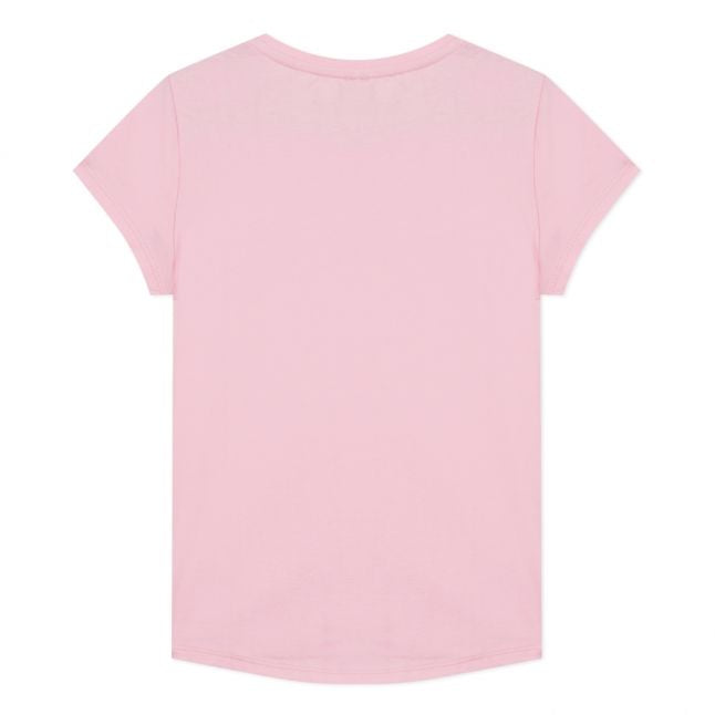 Girls Bubblegum Pink Logo S/s T Shirt