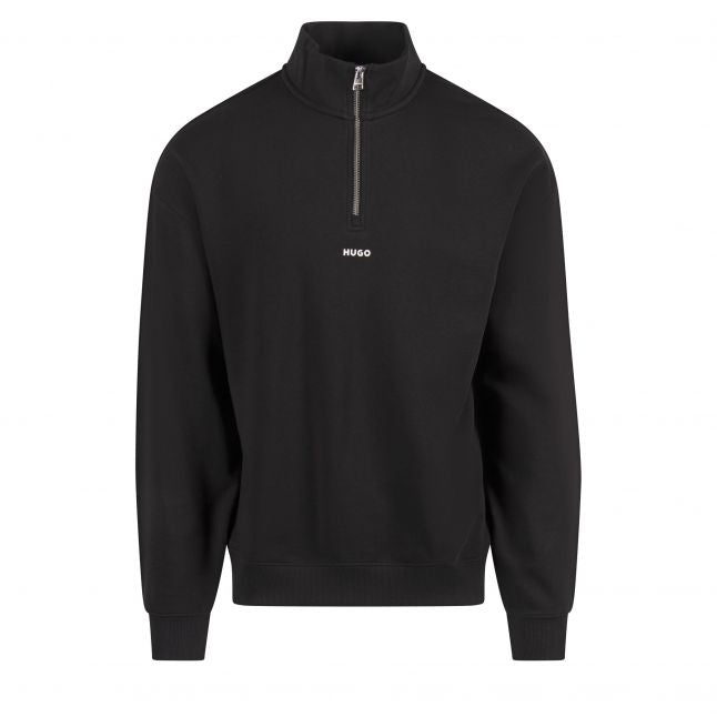 Mens Black Durty244 Half Zip Sweat