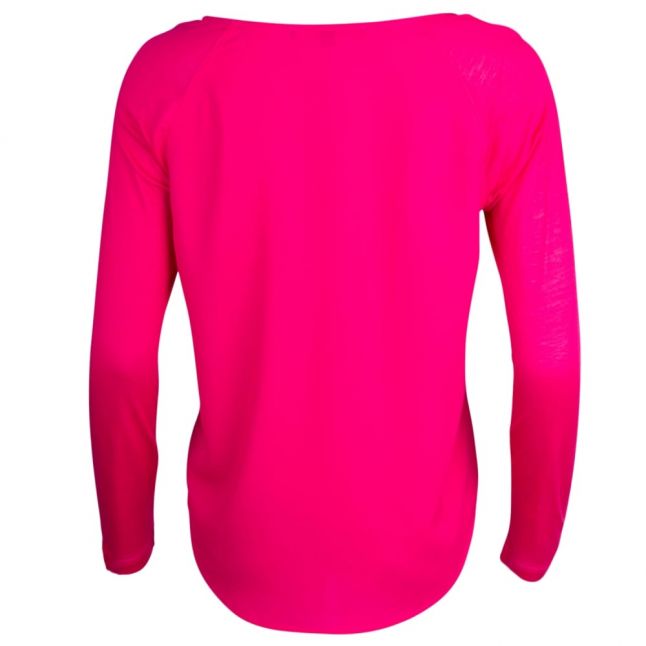 Womens Magenta Haze Classic Crepe Light L/s T Shirt