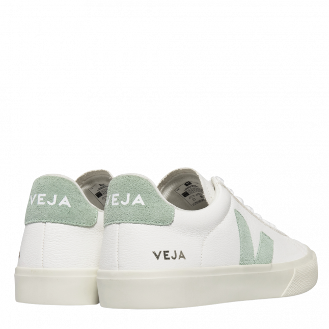 Mens White/Matcha Chromefree Leather