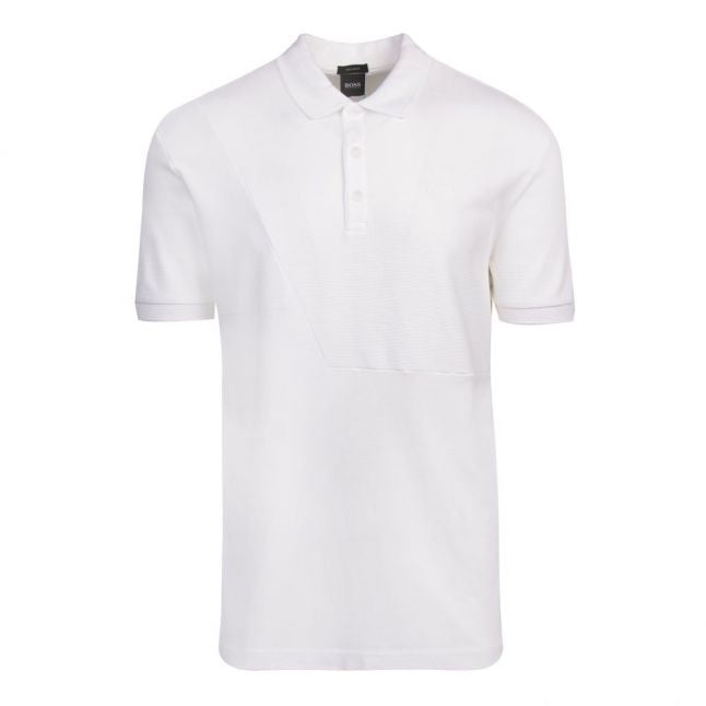 Athleisure Mens White Paddy 6 S/s Polo Shirt