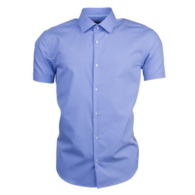 Mens Pastel Blue C-Joeyno Slim Fit S/s shirt